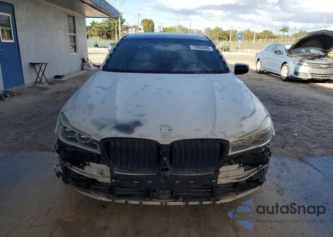 2016 BMW 750 Xi из США, поврежденный, VIN WBA7F2C5XGG416717